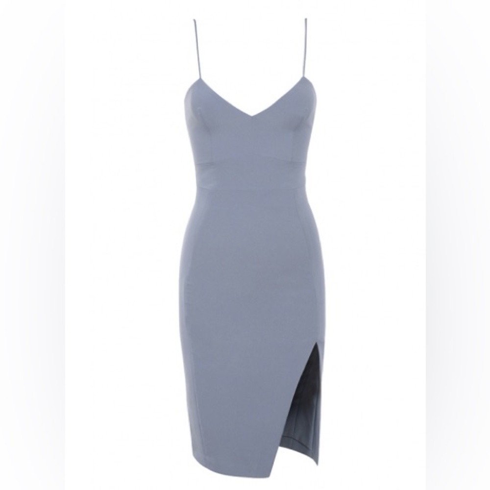 House of CB Raqa Gray Bodycon Dress XS Gigi Hadid Eva Marcille - Picture 8 of 15